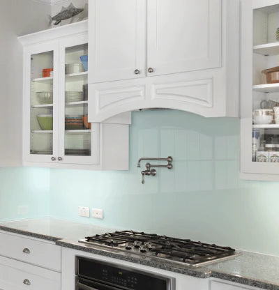 Custom Glass Backsplash
