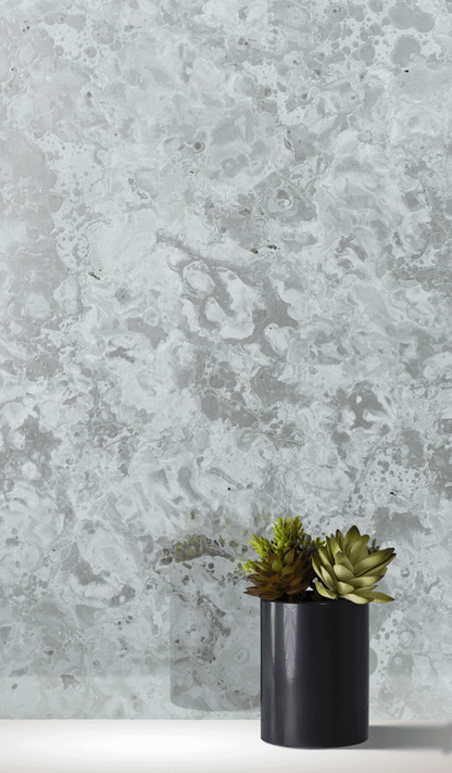 MirrorMatteLux™ Icy Silver Sample