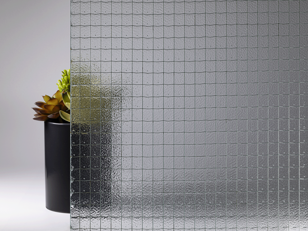 Wire Glass 6mm Sample – Architectural Glass