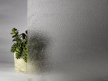 Kokomo Clear Hammered Sample
