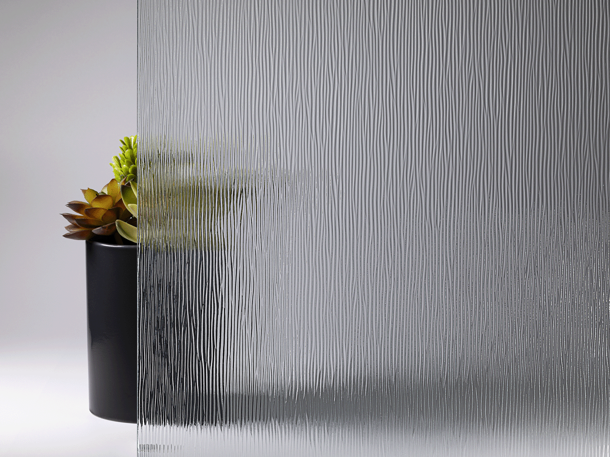 Square Ribbed Glass Ribbed (Chord) XL Sample – Architectural Glass